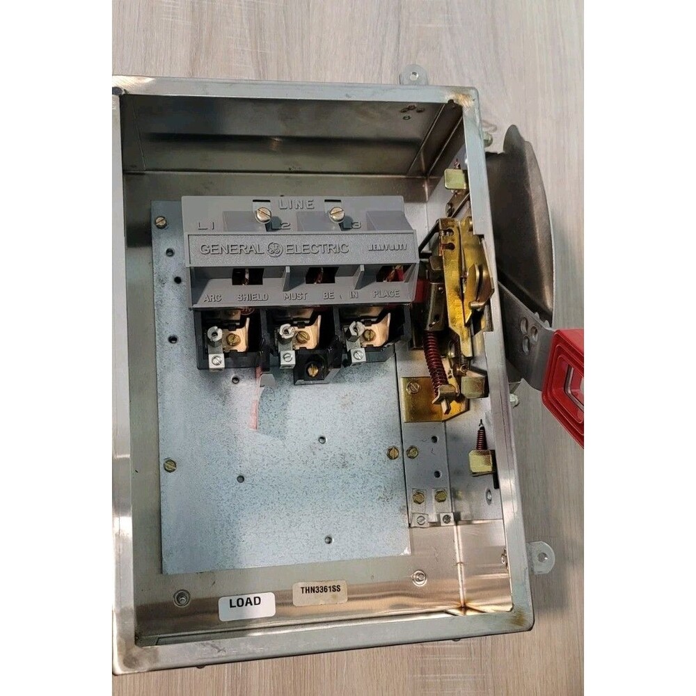 General Electric TH2261SSDC 2-Pole 30A 600V Heavy Duty Safety Switch (R9) - Picture 7 of 8